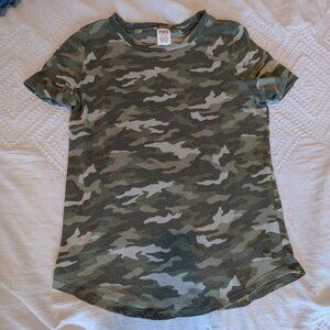 VS PINK Camo Shirt L Streetwear Y2K Boyfriend